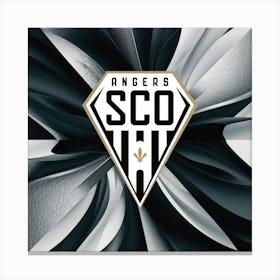 Angers SCO Logo Wall Arts 10 Canvas Print