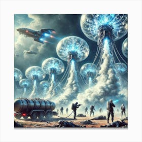 Venusian Atmospheric Manipulators Chemical Makeup Converted Canvas Print