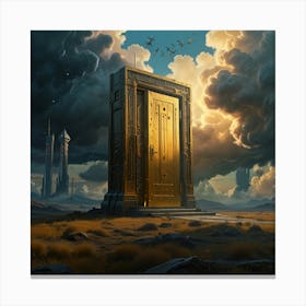 Golden gates to our lord Jesus Canvas Print