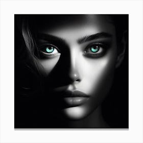 Emerald Eyes Canvas Print
