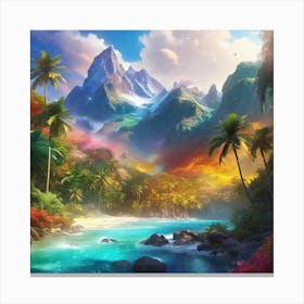 Tropical Paradise 16 Canvas Print