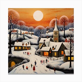 Luminous Frost Whisper Canvas Print