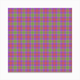 Plaid Fabric 89 Canvas Print