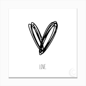 Love (Feels) Canvas Print