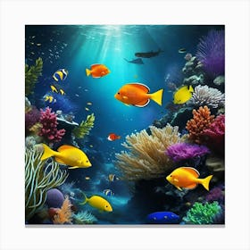 Coral Reef 6 Canvas Print