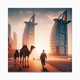 Dubai Cityscape Canvas Print