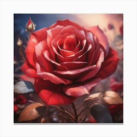 Red Rose 11 Canvas Print