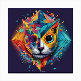 Crypto Cat 055743 1 Canvas Print