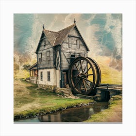 Water Wheel 4 Canvas Print