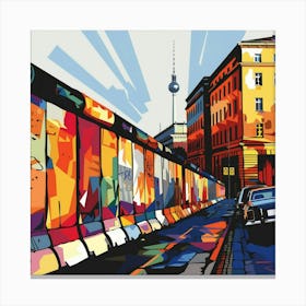 Berlin Street Scene Canvas Print