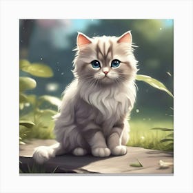 Cute Kitten 23 Canvas Print