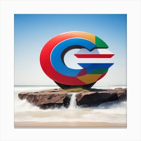 Google Logo 1 Canvas Print