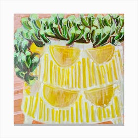 Succulent In The Kitchen Still Life Art Print Stampe su tela