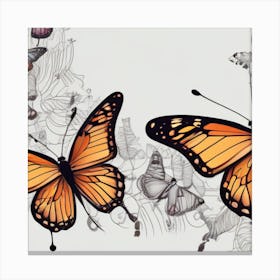 Butterflies 2 Canvas Print