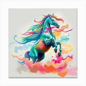 Colorful Horse 14 Canvas Print