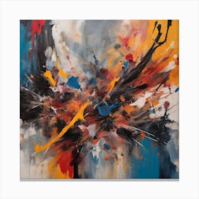 Abstract Painting A Canvas Print