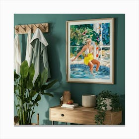 A Quick Dip Hallway Art Print Illustration Paintin Nkf76jg0shquzx2 Yd3eg Vo2z0g9prvacrecuwkljsq Canvas Print