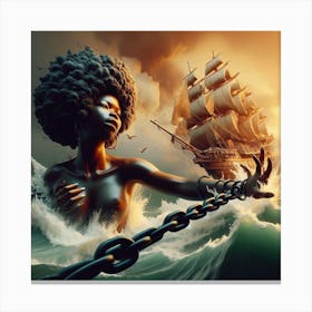 Afro-American Woman 2 Canvas Print