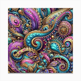 Paisley Canvas Print