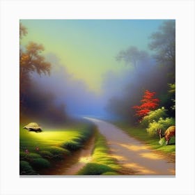 The Path Canvas Print