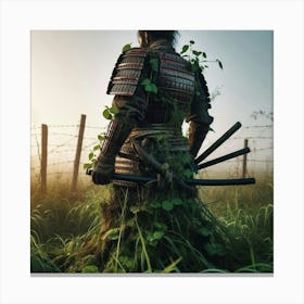 Shadow Of The Samurai Canvas Print