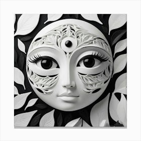 Sun And The Moon Canvas Print