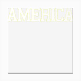 America Usa 4th Of July Patriotic Men Women Canvas Print