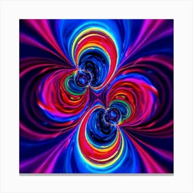 Fractal Swirl Leinwandbild