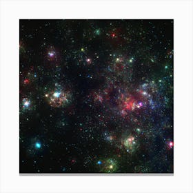 Galaxy Cluster Canvas Print