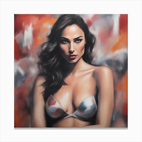 Wonder Woman Gal Gadot Canvas Print