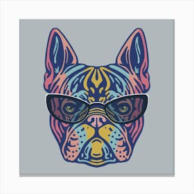 French Bulldog Pop Art Canvas Print