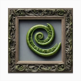 Fern frame Canvas Print