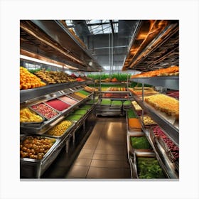 Grocery Store Canvas Print