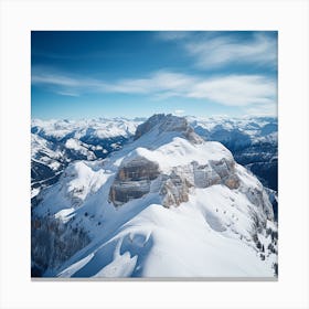 Dolomite Mountain Canvas Print