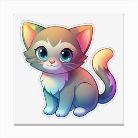 Cute Kitten 4 Canvas Print