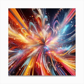 Abstract Fractal Art Canvas Print