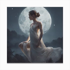 Full Moon Canvas Print