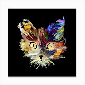 Colorful Cat 2 Canvas Print