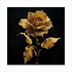 Gold Rose 4 Canvas Print