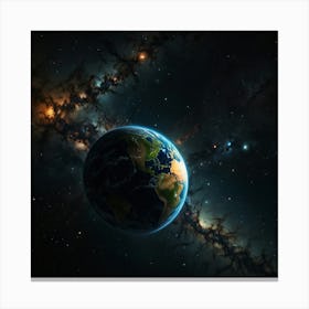 Earth From Above Canvas Print