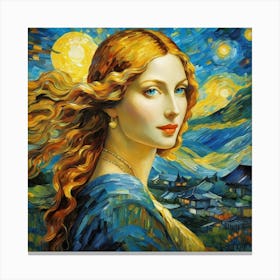 Starry Nighttyh Canvas Print