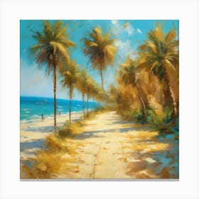 Paradise Beach Canvas Print