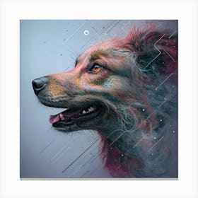 Dog Portrait 5 - AI Canvas Print