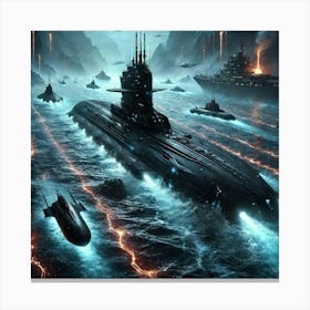 Abyssal Spearhead 1 Canvas Print