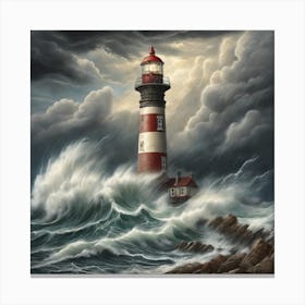 Stormy Seas Canvas Print