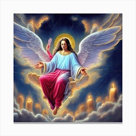 Jesus Angel Canvas Print