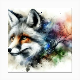 Creative Wild Animal Representation 30 Canvas Print