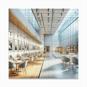 Cafeteria 3 Canvas Print