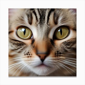 Portrait Of A Cat Canvas Print