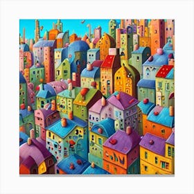 Cityscape 4 Canvas Print